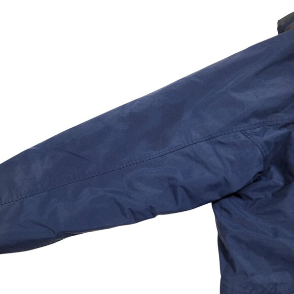 Patagonia Kids L (12) Navy Coat Zip Closure & Pockets‎ Snap Buttons Vintage READ - Picture 8 of 12